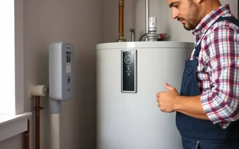 Professional water heater maintenance